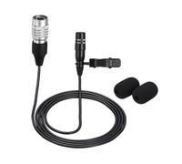 QUARKZMAN Microfono Lavalier Da Lapel, Tipo Audio-Technical Plug Microfono A Condensatore Da Collo 1m Cablato Direzionale Mini Microfono Lavalier Per Presentatori Musicisti Attori