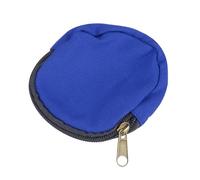 QUARKZMAN Mini Canvas Moneta Portamonete 3.9" Vuoto Rotondo Mini Portamonete Borsellini Portamonete Portafoglio Organizzatore Portatile Borse con Cerniera Donne Uomini Casa Blu Scuro