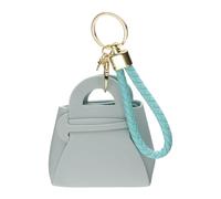 QUARKZMAN Mini Portamonete, 9 cm x 8.2 cm Graziosa Borsetta In PU Per Auricolari, Piccolo Portafoglio Portachiavi Bustina Per Trucco Per Auricolari Chiavi Monete Fermacapelli, Blu