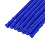 QUARKZMAN Mini Stick Colla a Caldo per Pistola Colla a Caldo 7mm x 100mm Blu Brillante 12pz