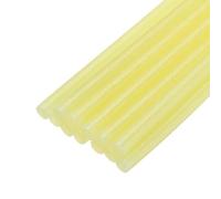 QUARKZMAN Mini Stick Colla a Caldo per Pistola Colla a Caldo 7mm x 100mm Giallo Glitterato 12pz