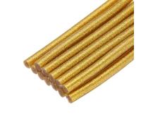 QUARKZMAN Mini Stick Colla a Caldo per Pistola Colla a Caldo 7mm x 100mm Oro Glitterato 12pz