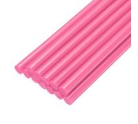 QUARKZMAN Mini Stick Colla a Caldo per Pistola Colla a Caldo 7mm x 200mm Rosa 12pz