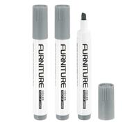 QUARKZMAN Mobili Pennarelli Ritocchi Kit Riparazione Mobili Stucco Stick Legno Pennarelli per Graffi Pavimento Legno Tavolo Mobili Laminato Cornici Grigio