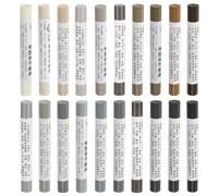 QUARKZMAN Mobili Ripara Cera Pastelli Kit 20pz - Legno Stucco Stick Ritocco Up Mobili Pennarelli - per Graffi Fori Tavoli Scrivanie Legno Pavimento Laminato Copertine Grigio Serie