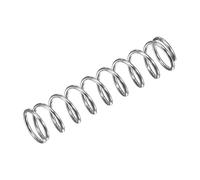 QUARKZMAN Molla a Compressione, Acciaio Inossidabile 304, Diametro Esterno 7mm, Spessore del Filo 0.7mm, Lunghezza Compressa 18mm, Lunghezza Libera 30mm, Capacità di Carico 11.8N, 5pz