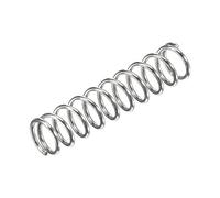 QUARKZMAN Molla a Compressione, Acciaio Inossidabile 304, Diametro Esterno 7mm, Spessore del Filo 0.8mm, Lunghezza Compressa 18mm, Lunghezza Libera 30mm, Capacità di Carico 17.2N, 20pz
