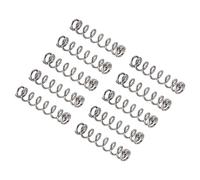 QUARKZMAN Molle a Spirale, 0.3mmx2mmx10mm Compression Molle 304 Inox Acciaio x Molla a Compressione a Spirale 10pz per Negozi e Casa Riparazioni, [Argento]