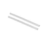 QUARKZMAN Molle a Spirale, 0.8mmx12mmx305mm Compression Molle 304 Inox Acciaio x Molla a Compressione a Spirale 2pz per Negozi e Casa Riparazioni, [Argento]
