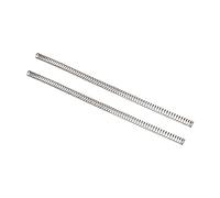 QUARKZMAN Molle a Spirale, 1mmx10mmx305mm Compression Molle 304 Inox Acciaio x Molla a Compressione a Spirale 2pz per Negozi e Casa Riparazioni, [Argento]