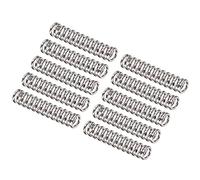 QUARKZMAN Molle a Spirale, 6mmx1mmx30mm Compression Molle 304 Inox Acciaio x Molla a Compressione a Spirale 10pz per Negozi e Casa Riparazioni, [Argento]