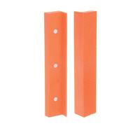 QUARKZMAN Morsa Magnetica per Morsetti 6" Magnete con Scanalature Semplici Morbidi Cuscinetti Mascelle Banco Nylon Coperture Protettive Multiuso per Lavorazione Legno, Giallo