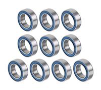 QUARKZMAN MR106-2RS 6x10x3mm Sfere Cuscinetti Acciaio Cromato, 10pz | Cuscinetto a Sfera a Gola Profonda, per Macchine e Utensili Attrezzature e Casa Elettrodomestici, Doppio Sigillato