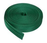 QUARKZMAN Nastro A Sesgo Doppia Piegatura per Cucire, 5/8 di Pollice X 5,5 Iarde Nastro A Sesgo in Satinato Continuo per Imbastitura Binding Cucitura Orlo Rifiniture Fai da Te, Verde