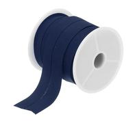 QUARKZMAN Nastro Sbieco in Cotone Continuo da 1 Pollice in Cotone Continuo per Cucire, Orlo, Imbottitura e Finitura (Blu Mare 10 Iarde)