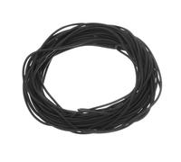 QUARKZMAN Nastro Sigillante Schiuma Silicone, Diametro 1.8mm(0.07") Lunghezza 8 Metri(26.25 Ft) Guarnizione Gomma Spugna Rotonda Corda Gomma Solida per Macchinari e Industrie, Nero