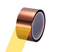 QUARKZMAN Nastro Termico 50mm x 33m (108ft) Nastro In Poliimide Per Trasferimento Termico Senza Residui Ad Alta Temperatura Per Saldatura Pressa Termica Circuito Stampato Marrone