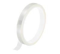 QUARKZMAN Nastro Termico Trasparente 12mmx33m 108 Piedi Nastro Resistente | 1 Rotolo, al Calore ad Alta Temperatura, per Sublimazione Pressa Vinile Termico Trasferimento Termico