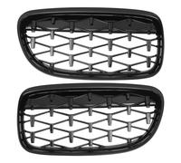 QUARKZMAN No.51137201969/51137201970 Griglia anteriore del cofano anteriore Griglia anteriore del paraurti Griglia a nido d'ape per BMW Serie 3 E90 2009-2012 Sinistra e destra 1 coppia nera