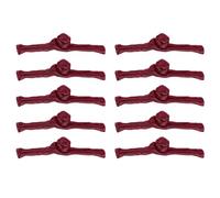 QUARKZMAN Nodi Cinesi Bottoni da Cucire Chiusura, 10 Coppie Bottoni da Cucire Fermagli per DIY Cheongsam Tang Suit Mantelli Cappotti Costumi da Sposa (Rosso Viola)