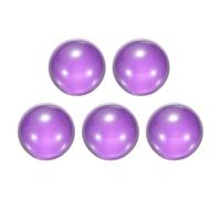 QUARKZMAN Palline da giocoleria acriliche viola trasparenti - 1 3/16 pollici (30 mm) 5 pezzi