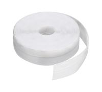 QUARKZMAN Paraspiffero Per Porte, 26.25ft x 25mm Guarnizione Silicone Per Porte Con Nastro Adesivo Per Finestre Case Docce Fessure Vetro, Bianco