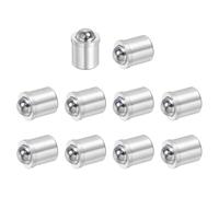 QUARKZMAN Pcs Stainless Steel Spring Plunger, 11.5x8.5 mm Precision Spring-Loaded Ball Catch Latch Catcher Roller Catches for Furniture Door Wardrobes Closet Drawer Locking(40N).