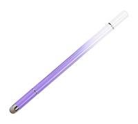 QUARKZMAN Penna Sfera Penna Sfera con Stilo Punta 3 in 1 Inchiostro Penna Sfera & Fine Punta Disco & fibre Punte magnetici Stilo Penne per Tutti Touch Schermo Capacitivi Universale, Viola