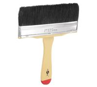 QUARKZMAN Pennello Per Pittura A Chips 7" Pennello Piatto Per Pittura E Chips Con Setole Naturali E Manico In Legno Per Arte Pittura Mobili Armadi Recinzioni Deck Parete Porta Trim Nero