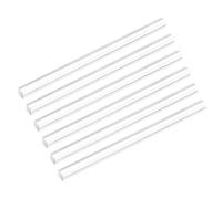 QUARKZMAN Pezzi Barre Quadrate In Acrilico Trasparente, x Barra In Plastica PMMA Diffusori Di Luce, Supporti Per Esposizione, Modellismo Fai Da Te Decorazioni Per Casa E.