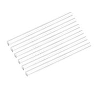 QUARKZMAN Pezzi Barre Quadrate In Acrilico Trasparente, x Barra In Plastica PMMA Diffusori Di Luce, Supporti Per Espositori, Modellismo Fai Da Te Decorazioni Per Casa E.