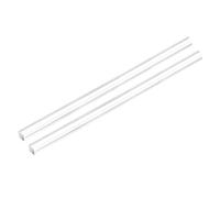 QUARKZMAN Pezzi Barre Quadrate In Acrilico Trasparente, x Barra In Plastica PMMA Diffusori Di Luce, Supporti Per Stand Espositivi, Modellismo Fai Da Te Decorazioni Per Casa E.