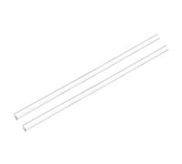 QUARKZMAN Pezzi Barre Quadrate In Acrilico Trasparente, x Barra In Plastica PMMA Diffusori Di Luce, Supporti Per Espositori, Modellismo Fai Da Te Decorazioni Per Casa E.