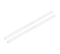QUARKZMAN Pezzi Barre Quadrate In Acrilico Trasparente X Barra In Plastica PMMA Diffusori Di Luce Supporti Per Esposizioni Modellismo Fai Da Te Decorazioni Per Casa E Giardino 10mm X.