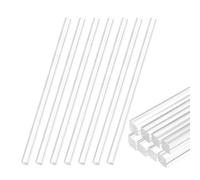 QUARKZMAN Pezzi Barre Quadrate In Acrilico Trasparente X PMMA Barra Di Plastica Per Diffusori Di Luce Supporti Per Espositori Modellismo Fai Da Te Decorazioni Casa E Giardinaggio-6mm X.