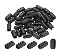 QUARKZMAN Piedini per Griglia Lavello Cucina, 40pz 5mm ID x 8mm OD Gommini di Ricambio in Gomma per Protezione Griglia Lavello, Nero