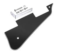 QUARKZMAN Plettro Per Chitarra LP A 3 Strati Plettro Per Chitarra Elettrica A 2 Fori Con Staffa Cromata Argento Per Les Standard Series Nero Bianco Nero