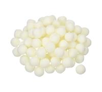 QUARKZMAN Pom Felt Balls Felting Fabric 2.5cm 25mm Milk White For Home Crafts Project DIY Pack Of 100