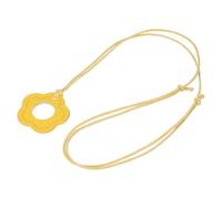 QUARKZMAN Portaocchiali A Collana Anello Catena Per Occhiali Fiore Giallo | Per Collo Per Donne E Uomini, Fascia Morbida Portatile, Anti-Smarrito