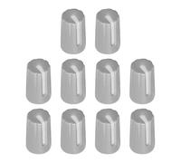 QUARKZMAN Potenziometro Manopola Controllo ABS Chitarra 6mm Tipo D Albero Chitarra Elettrica Potenza Amplificatori, Stereo, Basso Volume Manopola Rotante Tono 270 Gradi Grigio Bianco 20pz