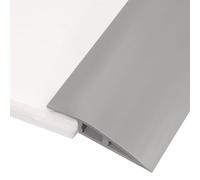 QUARKZMAN Profilo Di Transizione Per Pavimento 6.5ft Autoadesivo Bordo Di Finitura Per Pavimento Per Dislivelli Da 1/4" A 3/8" Grigio