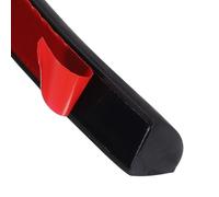 QUARKZMAN Profilo Flessibile A Quarto Di Tondo Per Pareti 0.7" x 0.86" x 240" Singolo Profilo Modellabile In Gomma Autoadesiva E Pieghevole Per Angoli Soffitto Pavimento Bagno Piano