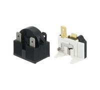 QUARKZMAN PTC Relè Di Avviamento Frigorifero 4.7 Ohm 3 Pin e 110V-1/6HP-Terminale Laterale Protettori Sovraccarico Congelatore per Compressore Frigorifero Cooler