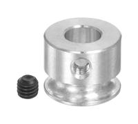 QUARKZMAN Puleggia a V con Foro da 5mm Diametro Esterno 12mm Lega Alluminio | per Cinghia Tonda PU 3MM, Albero Motore Macchina Trapano, a Singola Scanalatura