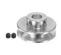 QUARKZMAN Puleggia V - Tipo 8mm Foro 31mm Diametro Esterno Scanalatura Singola Alluminio Lega per 3-5MM PU Cintura Rotonda Moto Asta Perforatrice Macchina
