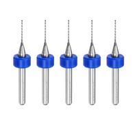 QUARKZMAN Punte per Trapano PCB 0,65mm Utensile Rotante in Carburo Tungsteno Gioielli CNC Micro Punte Trapano Circuiti Stampati Incisione 1/8" Gambo 5pz