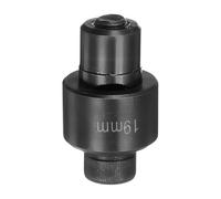 QUARKZMAN Punzone per Lamiera con Foro 19mm Kit Punzone Manuale Eliminazione Diretta Taglio Preciso Acciaio Cuscinetti per Lamiera per Piastra metallico Lavello Acciaio Inossidabile, Nero