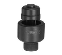 QUARKZMAN Punzone per Lamiera con Foro 20,4mm Kit Punzone Manuale Eliminazione Diretta Taglio Preciso Acciaio Cuscinetti per Lamiera per Piastra metallico Lavello Acciaio Inossidabile, Nero