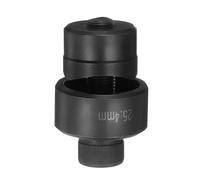 QUARKZMAN Punzone per Lamiera con Foro 25,4mm Kit Punzone Manuale Eliminazione Diretta Taglio Preciso Acciaio Cuscinetti per Lamiera per Piastra metallico Lavello Acciaio Inossidabile, Nero