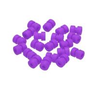 QUARKZMAN RC Anti Vibrazioni Gomma Sfere RC Gomma Ammortizzatore Sfere per RC F4 F7 Volo Controller Gimbal M2x5.6mm Shock Assorbimento Palle RC Modelli Fai da Te Drone Accessori 20pz (Viola)